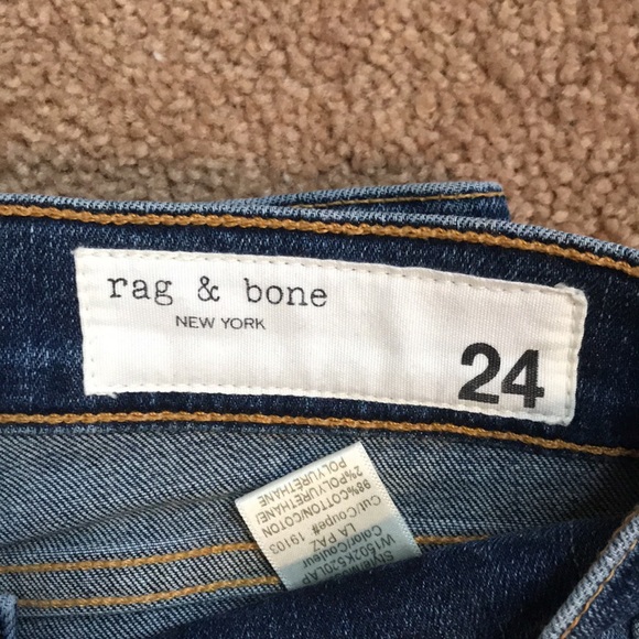Rag & Bone skinny denim size 24 - Picture 2 of 5